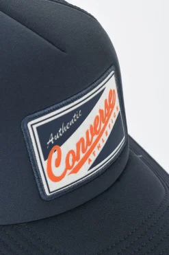 Fashion Cappello Baseball Trucker in Tinta Unita con Dettaglio a Contrasto Donna Cappelli|Cappelli