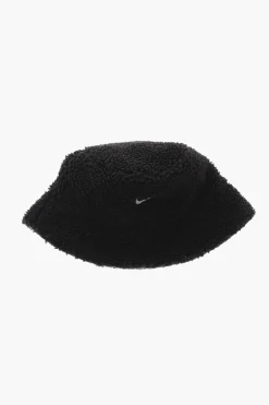 Cappello Bucket a Tinta Unita in Ecopelliccia>Nike Discount
