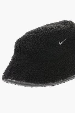 Cappello Bucket a Tinta Unita in Ecopelliccia>Nike Discount