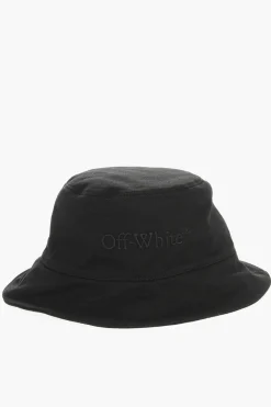 Cappello Bucket in Denim con logo Tono su Tono>Off-White Clearance