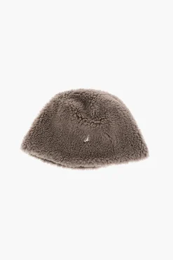 Cappello Bucket in Lana Sherpa a Tinta Unita>Muhlbauer Hot