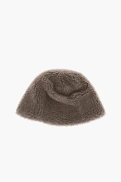 Cappello Bucket in Lana Sherpa a Tinta Unita>Muhlbauer Hot