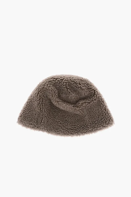Cappello Bucket in Lana Sherpa a Tinta Unita>Muhlbauer Hot