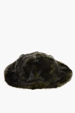 Discount Cappello Bucket in Pelliccia Ecologica Uomo Cappelli