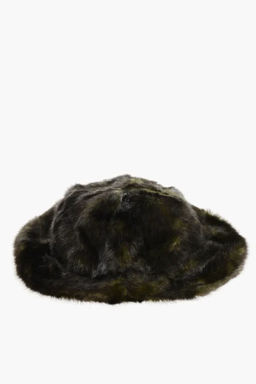 Discount Cappello Bucket in Pelliccia Ecologica Uomo Cappelli