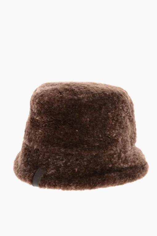 Clearance Cappello Bucket in Shearling Donna Cappelli