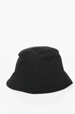 Cappello Bucket in Tinta Unita con Logo Ricamato></noscript>Burberry Outlet