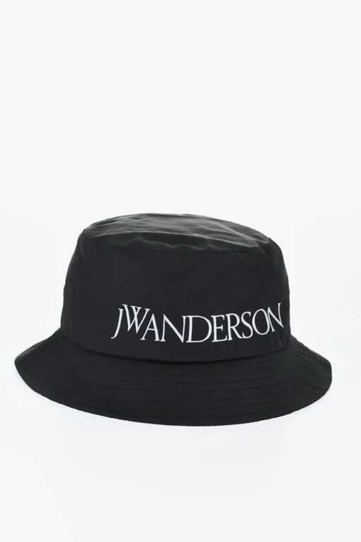 Cappello Bucket in Tinta Unita con Logo Ricamato>J.W.Anderson Best
