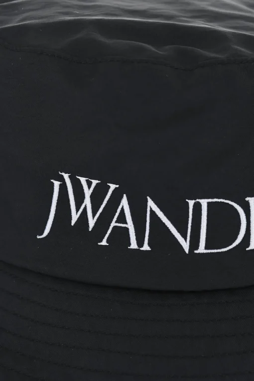 Cappello Bucket in Tinta Unita con Logo Ricamato>J.W.Anderson Best