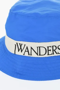 Cappello Bucket in Tinta Unita con Dettaglio Logato>J.W.Anderson Clearance
