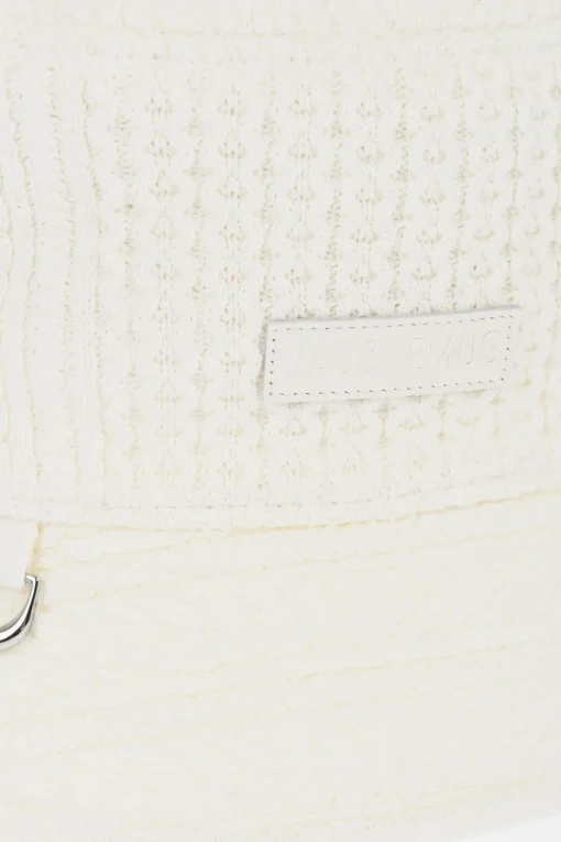 New Cappello Bucket LE BOB in Maglia a Motivo Intrecciato Donna Cappelli|Cappelli