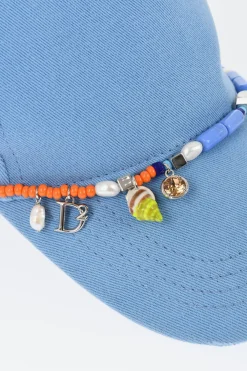 Hot Cappello da Baseball a Tinta Unita con Charm Donna Cappelli