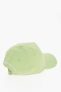 Cappello da Baseball di Twill di Cotone con Ricamo Good Vibes>Dsquared2 Clearance