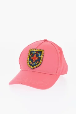 Hot Cappello da Baseball Effetto Vintage con Dettaglio Perline Donna Cappelli