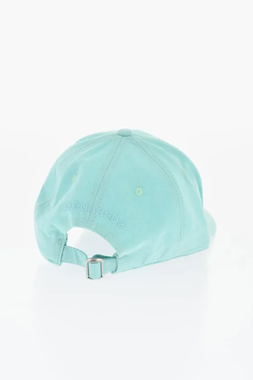 Cappello da Baseball In Cotone con Dettaglio Frontale>Dsquared2 New