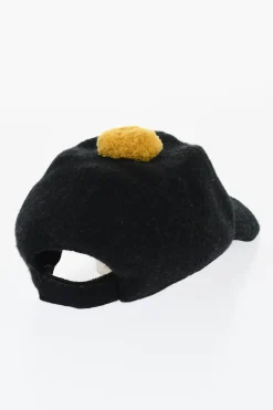 Best Cappello da Baseball in Lana Con Pon Pom Donna Cappelli