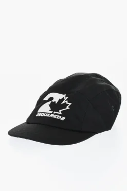 Cappello da Baseball In Nylon Con Logo in Rilievo>Dsquared2 Sale