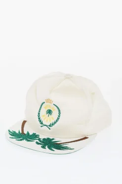 Cappello Da Baseball in Satin Con Ricamo a Contrasto>Rhude Outlet