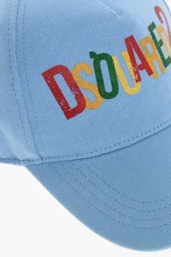 Cappello da Baseball in Twill di Cotone Con Logo></noscript>Dsquared2 Outlet