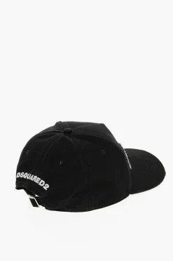 Cappello Da Basell a Tinta Unita con Dettaglio Gioielli>Dsquared2 Fashion