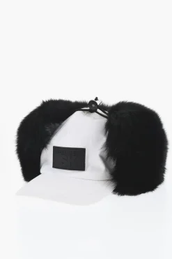 Best Cappello Deerstalker In Nylon con Interno in Pelliccia Uomo Cappelli