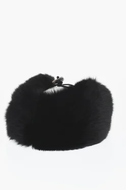 Best Cappello Deerstalker In Nylon con Interno in Pelliccia Uomo Cappelli