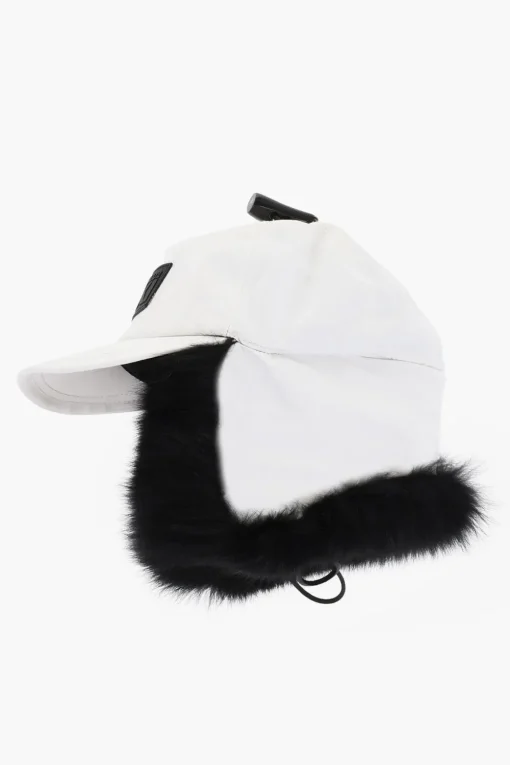 Best Cappello Deerstalker In Nylon con Interno in Pelliccia Uomo Cappelli