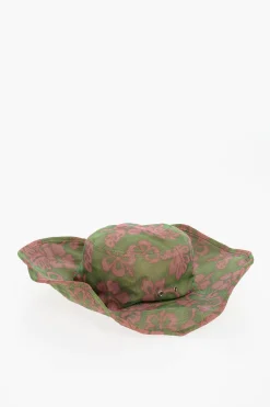 Cappello Floppy Bicolore a Fantasia Floreale>Dsquared2 Online