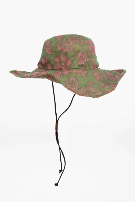 Cappello Floppy Bicolore a Fantasia Floreale>Dsquared2 Online