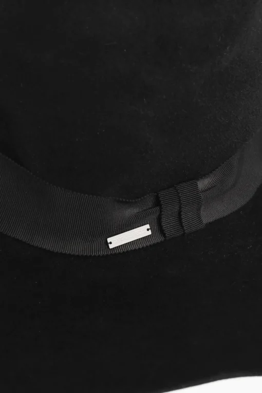 Cappello Floppy in Feltro a Tinta Unita con Logo Argentato>Dsquared2 Sale