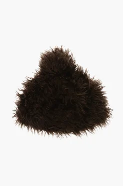 Clearance Cappello in Eco-Pelliccia con Pon-Pon Donna Cappelli