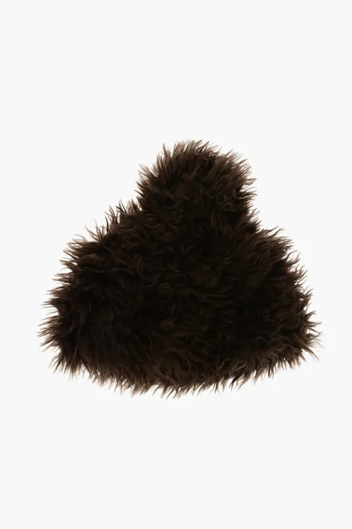 Clearance Cappello in Eco-Pelliccia con Pon-Pon Donna Cappelli