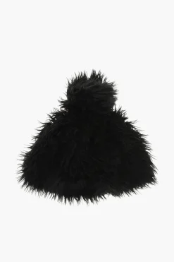 Cappello in Eco-Pelliccia con Pon-Pon>Grevi Fashion