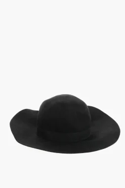 Cappello in Feltro di Lana a Tinta Unita con Dettaglio Logato>Dsquared2 Clearance
