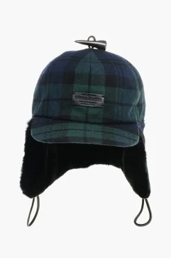 Cappello in Lana e Pelliccia></noscript>Dsquared2 Discount