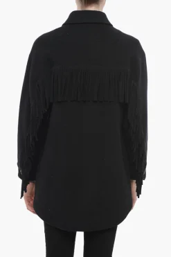 Clearance Cappotto ALASKAN in Lana con Colletto Donna Cappotti E Trench