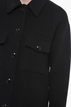 Clearance Cappotto ALASKAN in Lana con Colletto Donna Cappotti E Trench