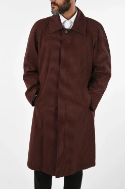 cappotto CARTESIO mini check con abbottonatura nascosta>Corneliani Hot