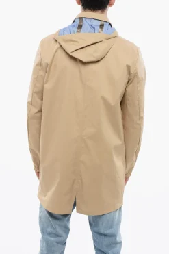 Hot Cappotto Con Cappuccio Removibile Uomo Cappotti E Trench