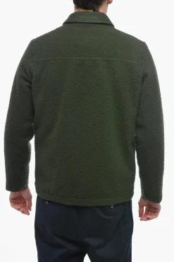 Outlet Cappotto Corto NEWTON in Panno di Lana Uomo Cappotti E Trench