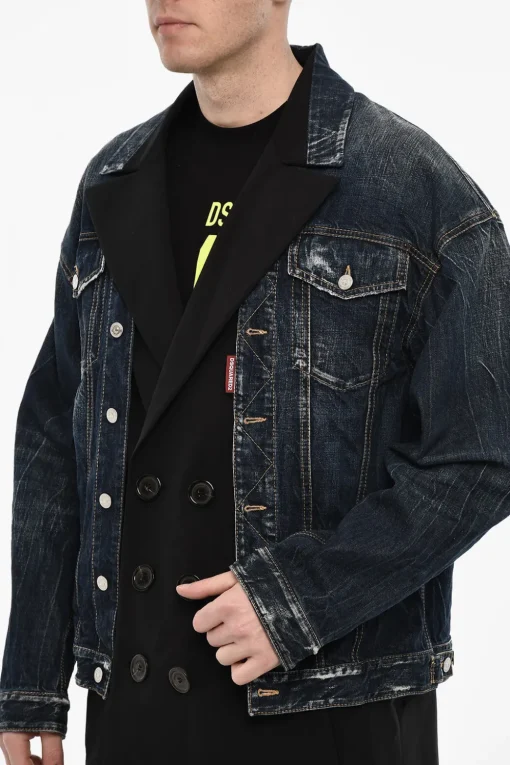 Fashion Cappotto Doppiopetto Con Doppio Strato Uomo Cappotti E Trench
