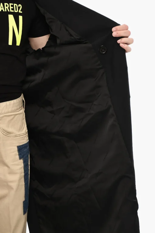 Fashion Cappotto Doppiopetto Con Doppio Strato Uomo Cappotti E Trench