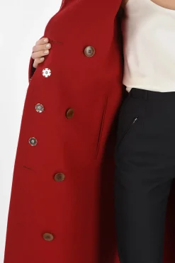 Cappotto Doppiopetto Effetto Patchwork con Abbottonatura Nascosta></noscript>Maison Margiela Best
