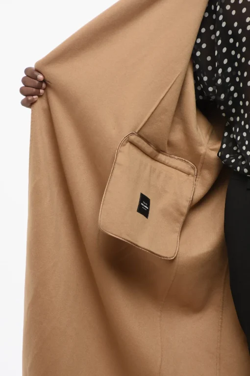 Best Cappotto Doppiopetto in Cashmere con Tasche ad Aletta Uomo Cappotti E Trench