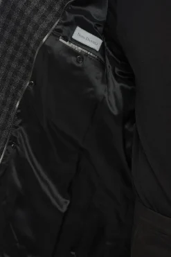 Online Cappotto Doppiopetto In Lana Con Motivo A Quadri Uomo Cappotti E Trench