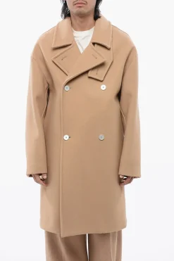Cappotto Doppiopetto In Lana>Jil Sander Discount