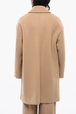 Cappotto Doppiopetto In Lana>Jil Sander Discount