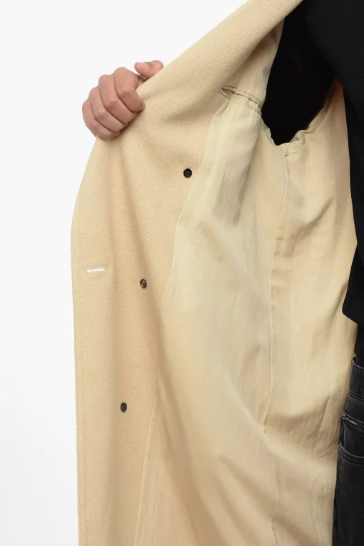 Cappotto Doppiopetto In Lana>Ami Alexandre Mattiussi Outlet
