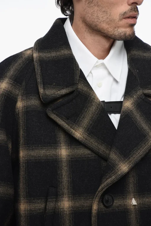 Hot Cappotto Doppiopetto PENDLETON con Motivo Tartan Uomo Cappotti E Trench