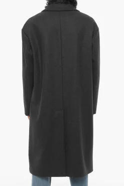 Best Cappotto Doppiopetto SANTACESAREA in Misto Lana Uomo Cappotti E Trench